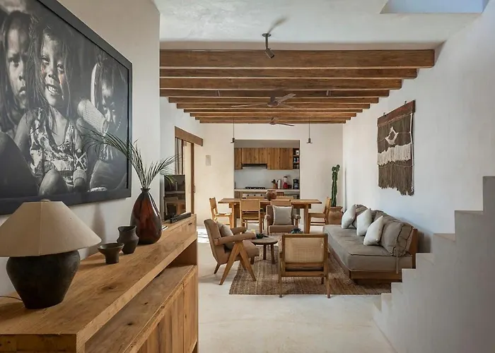 Ferienhaus Stylish 3br With Rooftop Plunge Pool, La Veleta Tulum