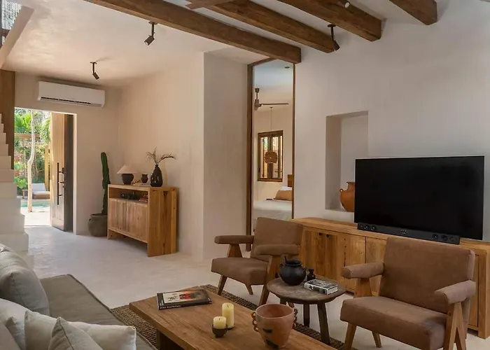 Stylish 3br With Rooftop Plunge Pool, La Veleta Ferienhaus Tulum