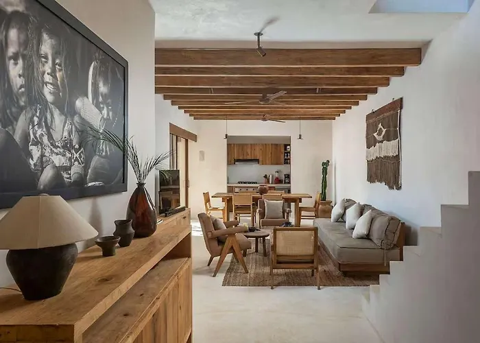 Stylish 3br With Rooftop Plunge Pool, La Veleta Ferienhaus Tulum